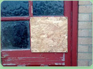 boarded up Runcorn